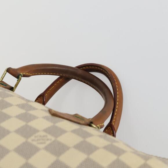 LOUIS VUITTON Damier Azur Speedy 35 Hand Bag N41535 LV Auth 156545 - Picture 8 of 16